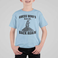 Funny Groundhog Day T Shirt For Kid Retro Guess Whos Back - Wonder Print Shop