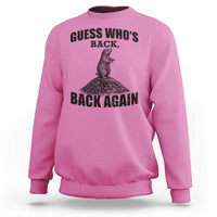 Funny Groundhog Day Sweatshirt Retro Guess Whos Back - Wonder Print Shop