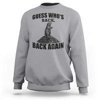 Funny Groundhog Day Sweatshirt Retro Guess Whos Back - Wonder Print Shop