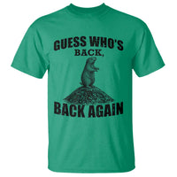 Funny Groundhog Day T Shirt Retro Guess Whos Back - Wonder Print Shop