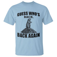 Funny Groundhog Day T Shirt Retro Guess Whos Back - Wonder Print Shop