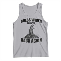 Funny Groundhog Day Tank Top Retro Guess Whos Back - Wonder Print Shop