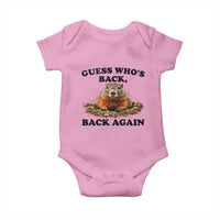 Groundhog Day Baby Onesie Funny Woodchuck Guess Whos Back - Wonder Print Shop