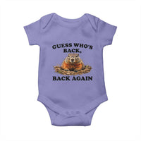Groundhog Day Baby Onesie Funny Woodchuck Guess Whos Back - Wonder Print Shop