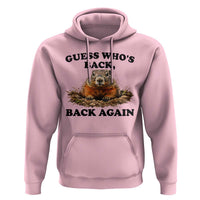 Groundhog Day Hoodie Funny Woodchuck Guess Whos Back - Wonder Print Shop