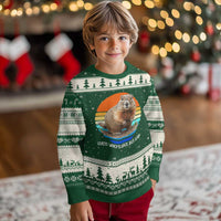 Groundhog Day Ugly Christmas Sweater Retro Vintage Funny Woodchuck Guess Whos Back - Wonder Print Shop