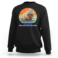 Groundhog Day Sweatshirt Retro Vintage Funny Woodchuck Guess Whos Back - Wonder Print Shop