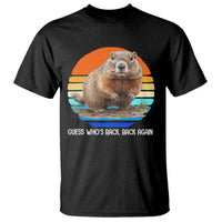 Groundhog Day T Shirt Retro Vintage Funny Woodchuck Guess Whos Back - Wonder Print Shop