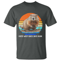 Groundhog Day T Shirt Retro Vintage Funny Woodchuck Guess Whos Back - Wonder Print Shop