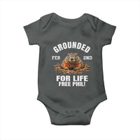 Funny Groundhog Baby Onesie Grounded For Life Ground Hog Day - Wonder Print Shop