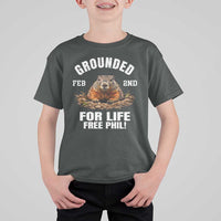 Funny Groundhog T Shirt For Kid Grounded For Life Ground Hog Day - Wonder Print Shop