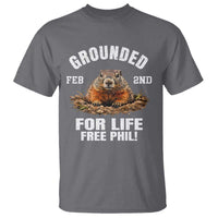 Funny Groundhog T Shirt Grounded For Life Ground Hog Day - Wonder Print Shop