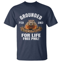 Funny Groundhog T Shirt Grounded For Life Ground Hog Day - Wonder Print Shop