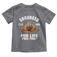 Funny Groundhog Toddler T Shirt Grounded For Life Ground Hog Day - Wonder Print Shop