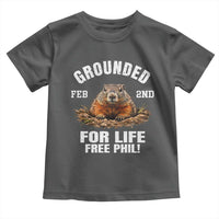 Funny Groundhog Toddler T Shirt Grounded For Life Ground Hog Day - Wonder Print Shop
