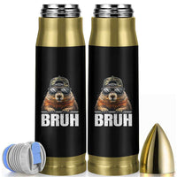 Bruh Groundhog Bullet Tumbler Funny Woodchuck Camo Hat Youth Teens Kids Slang - Wonder Print Shop