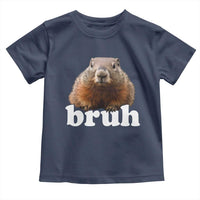 Bruh Groundhog Toddler T Shirt Funny Woodchuck Youth Teens Kids Slang - Wonder Print Shop