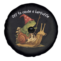 Whimsical Frog Wizard Meme Spare Tire Cover Off to Cause A Kerfuffle - Wonder Print Shop