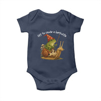 Whimsical Frog Wizard Meme Baby Onesie Off to Cause A Kerfuffle - Wonder Print Shop