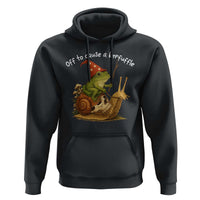 Whimsical Frog Wizard Meme Hoodie Off to Cause A Kerfuffle - Wonder Print Shop