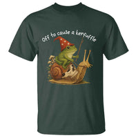 Whimsical Frog Wizard Meme T Shirt Off to Cause A Kerfuffle - Wonder Print Shop