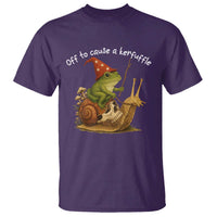 Whimsical Frog Wizard Meme T Shirt Off to Cause A Kerfuffle - Wonder Print Shop