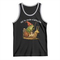 Whimsical Frog Wizard Meme Tank Top Off to Cause A Kerfuffle - Wonder Print Shop