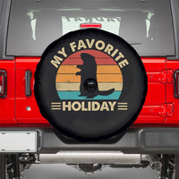 Groundhog Day Spare Tire Cover My Favorite Holiday Retro Woodchuck - Wonder Print Shop