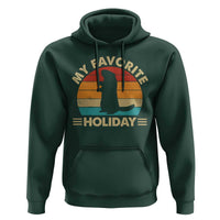 Groundhog Day Hoodie My Favorite Holiday Retro Woodchuck - Wonder Print Shop