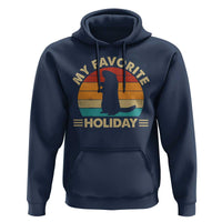 Groundhog Day Hoodie My Favorite Holiday Retro Woodchuck - Wonder Print Shop