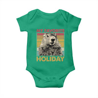 Groundhog Day Baby Onesie Retro My Favorite Holiday Retro Woodchuck