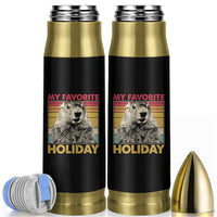 Groundhog Day Bullet Tumbler Retro My Favorite Holiday Retro Woodchuck
