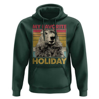 Groundhog Day Hoodie Retro My Favorite Holiday Retro Woodchuck