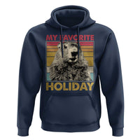 Groundhog Day Hoodie Retro My Favorite Holiday Retro Woodchuck