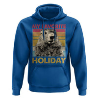 Groundhog Day Hoodie Retro My Favorite Holiday Retro Woodchuck