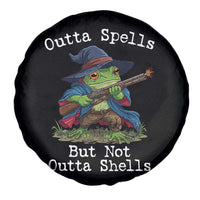Wizard Frog Meme Spare Tire Cover Outta Spells But Not Outta Shells - Wonder Print Shop
