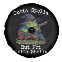 Wizard Frog Meme Spare Tire Cover Outta Spells But Not Outta Shells - Wonder Print Shop