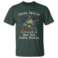 Wizard Frog Meme T Shirt Outta Spells But Not Outta Shells - Wonder Print Shop