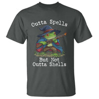 Wizard Frog Meme T Shirt Outta Spells But Not Outta Shells - Wonder Print Shop