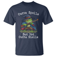 Wizard Frog Meme T Shirt Outta Spells But Not Outta Shells - Wonder Print Shop