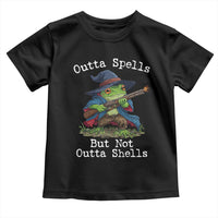 Wizard Frog Meme Toddler T Shirt Outta Spells But Not Outta Shells - Wonder Print Shop