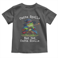 Wizard Frog Meme Toddler T Shirt Outta Spells But Not Outta Shells - Wonder Print Shop