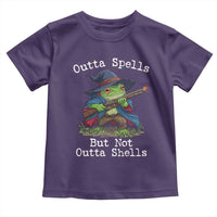 Wizard Frog Meme Toddler T Shirt Outta Spells But Not Outta Shells - Wonder Print Shop