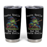 Wizard Frog Meme Tumbler Cup Outta Spells But Not Outta Shells - Wonder Print Shop