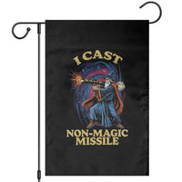 I Cast Non-Magic Missile Funny Wizard Parody Meme Garden Flag - Wonder Print Shop
