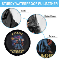 I Cast Non-Magic Missile Funny Wizard Parody Meme Spare Tire Cover - Wonder Print Shop