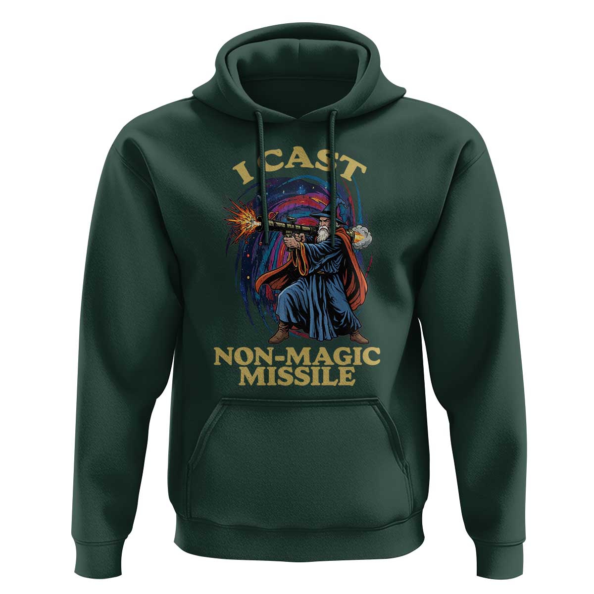 I Cast Non-Magic Missile Funny Wizard Parody Meme Hoodie - Wonder Print Shop