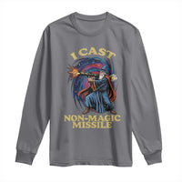 I Cast Non-Magic Missile Funny Wizard Parody Meme Long Sleeve Shirt - Wonder Print Shop