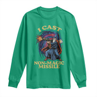 I Cast Non-Magic Missile Funny Wizard Parody Meme Long Sleeve Shirt - Wonder Print Shop