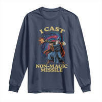I Cast Non-Magic Missile Funny Wizard Parody Meme Long Sleeve Shirt - Wonder Print Shop